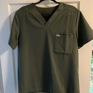 Figs Scrub Top Sage Green Leon size M